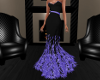 Feather Gown Purple