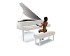 piano with youtube radio