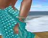 Teal Mermaid Bracelet L