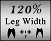 Leg Width 120%