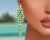 Bright Green Earrings