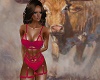 Anna Lingerie Red