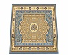 ^Blue gold aubusson rug