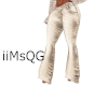 Beige Flair Jeans M