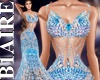 B1l Jaras blue gown