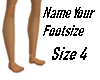 Name Your Footsize 4