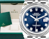 Blue Bezel Watch Gift