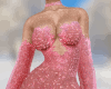 gala glitter pink dress