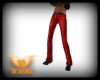 Red Leather Rocker Pants