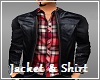 Black Jacket & Shirt