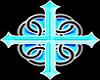 Blue Celtic Cross
