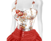 floral famingo dress