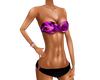 Strapless Purple Bikini
