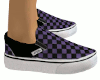Purple Checked Vans