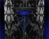Blue Gothic floor lamp