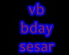Bday wish VB-Sesar