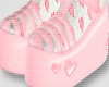 L . Love Pink Platform