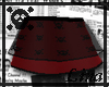 Skull Lace Red Skirt