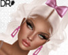 DR- Aghea white pink bow