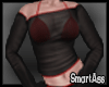 -SA- Sheer Black Red