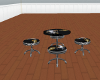 Harley table with stools