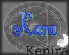 Kara Blue Name Sign