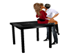 Couple Kissing Table