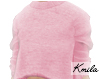 |K Crop Sweater Pink