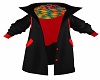 Liz Black Red Overcoat