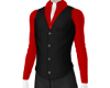 red black elegant outfit