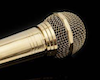 Microphone Gold Animated