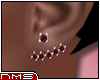 MNS-Silver Rubi Earring