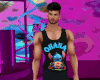 ! AWF M Black StitchTank