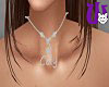 Cely Silver F necklace