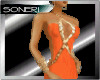 Vanessa orange gown CV