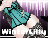 ❄| Lace Corset Teal