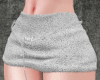 EZ- Fur Mini Skirt White