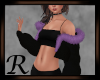 Fur Layer Jacket Purple