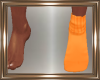 Orange Right Sock
