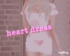 YP💗heart　dress