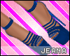 !J! Jelly Blue 2 Heels