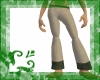 Hippie Pants Creme/Green