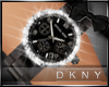 MK black diamond watch