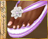 I~Cute Lilac Flip Flops