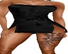 BLACK SATIN DRESS N INK