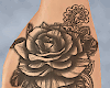 -A- Rose Hand Tattoo Bla
