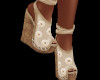 Boho Daisy Wedge Sandals