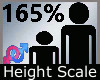 Height Scale 165% M