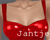 ^J Red Latex Dress - RL: