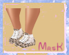 K~ Cheetah  Lace Shoes